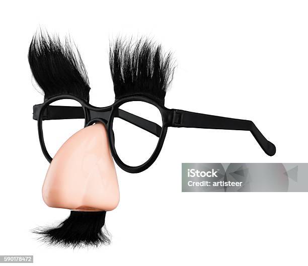 Groucho Marx Disguise Stock Photo - Download Image Now - Groucho Marx Disguise, Eyeglasses, Artificial