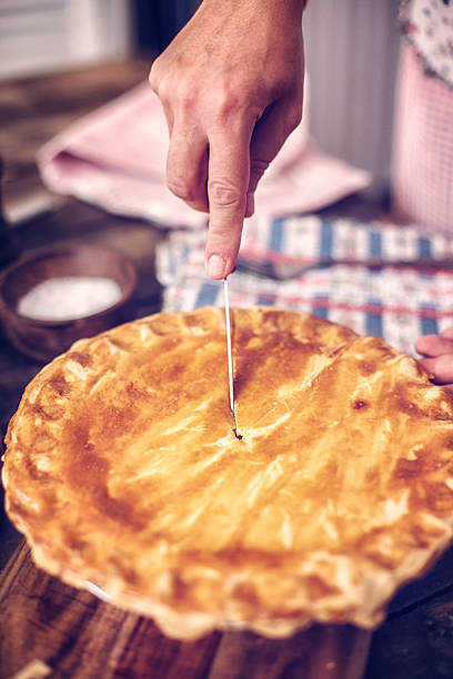 istock Delicious Homemade Chicken Meat Pie 590247842