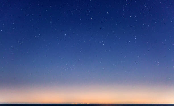 istock Starry Sky and the Sicily Coastline 590254878