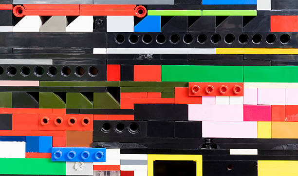 istock Colorful block toy texture background 590255024