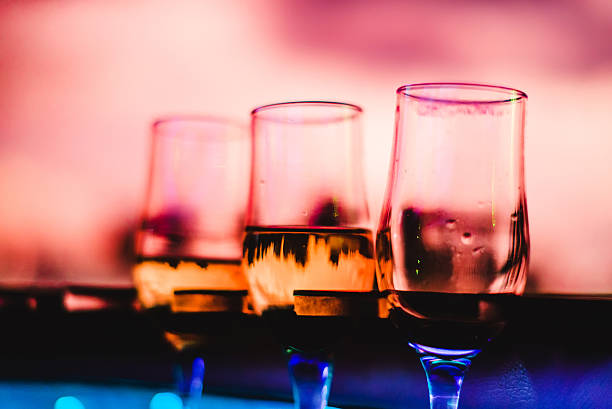 Champagne and glasses