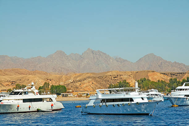 istock Yachts in Sharm El Sheikh, in nature reserve  Ras Mohammed 590258628