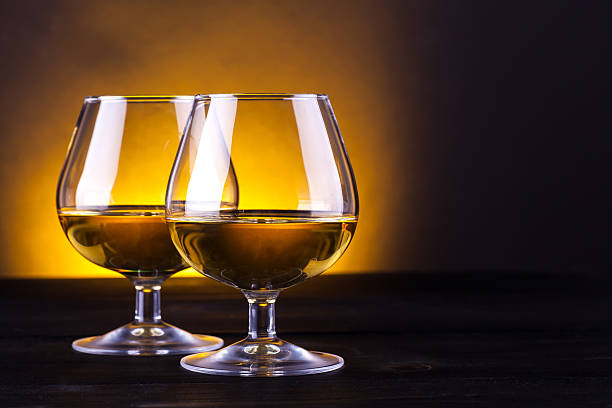 istock Glasses of brandy 590264426