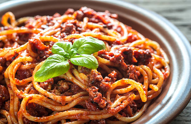 istock Spaghetti with bolognese sauce 590266540