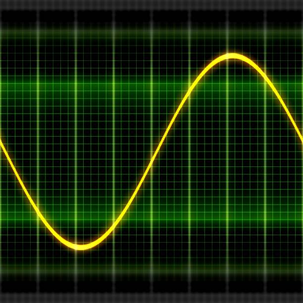 텍스처 웨이브 오실로스코프 2d 일러스트레이션 - oscillogram 뉴스 사진 이미지