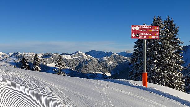 istock Signboard on top of Mt Wispile, ski area 590274554