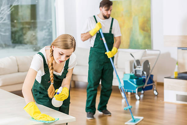 istock Cleaners putting in order dirty apartment 590278674