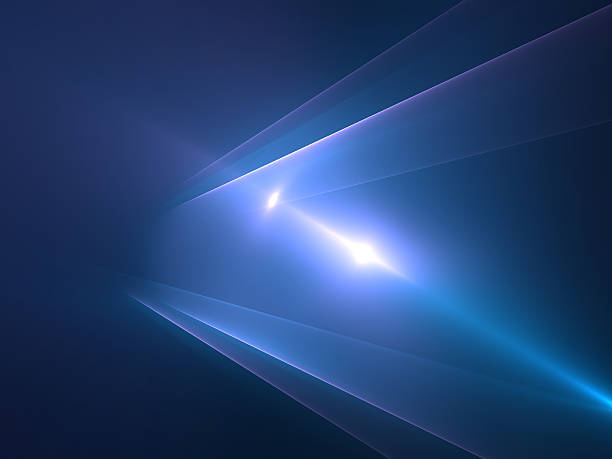 light perspective, abstract modern background - blue tone flash imagens e fotografias de stock