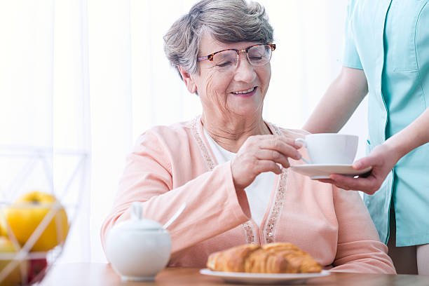istock Senior woman with positive attitude 590281014