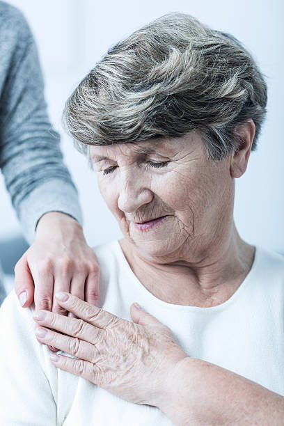 istock Senior woman with alzheimer 590281312