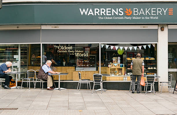 Warrens Bakery - The Oldest Cornish Bakery In The World stock photo