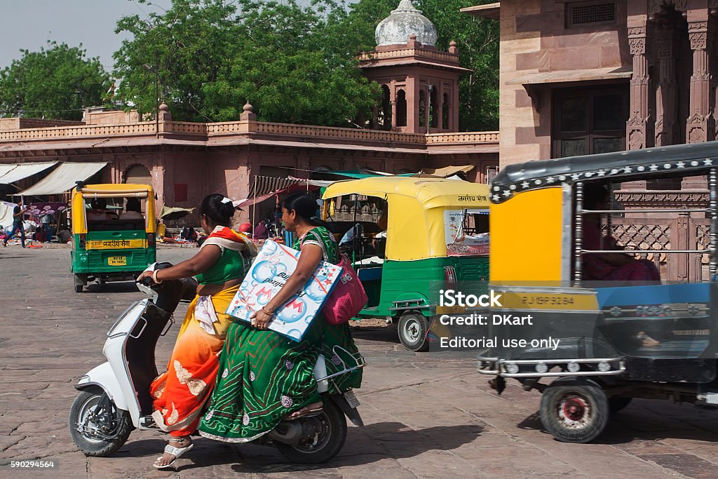 Jodhpur market - Royaltyfri Arkitektur Bildbanksbilder