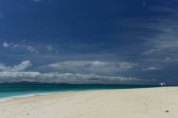 istock Beautiful beach in Okinawa 590295092