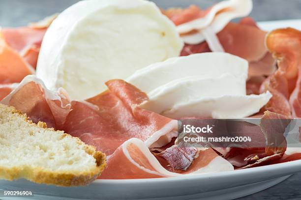 Parma Ham And Buffalo Mozzarella-foton och fler bilder på Banta - Banta, Del av, Dinera
