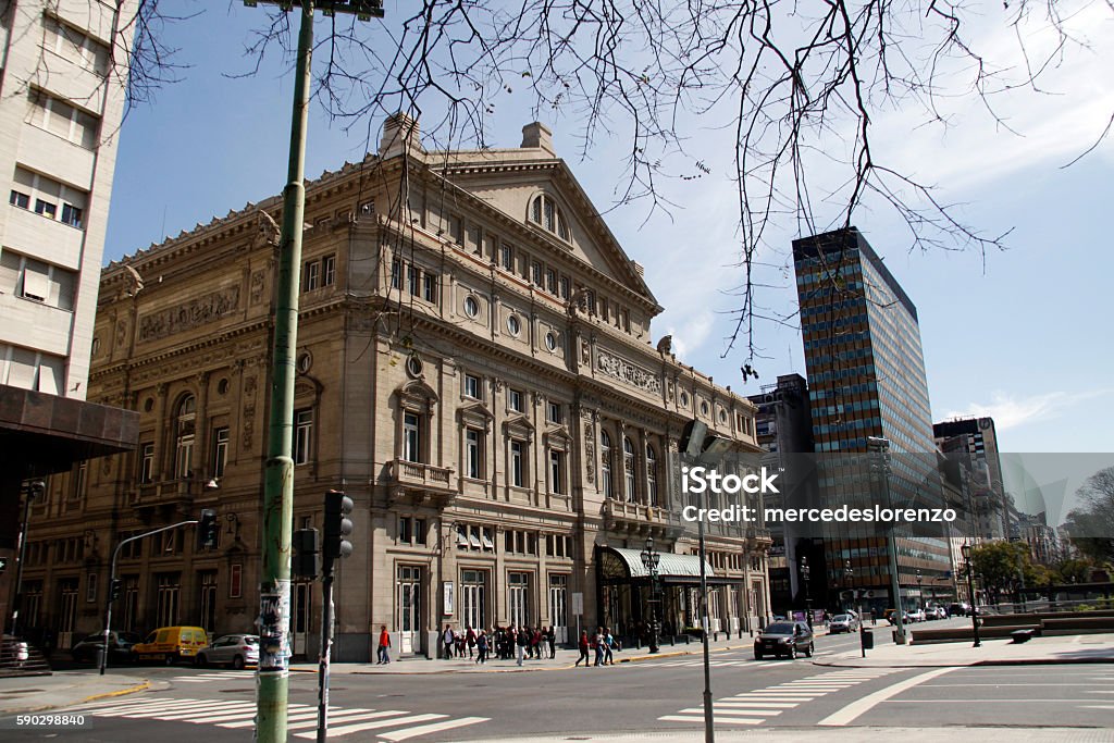 Teatro Colón - Foto de stock de Plaza Lavalle royalty-free