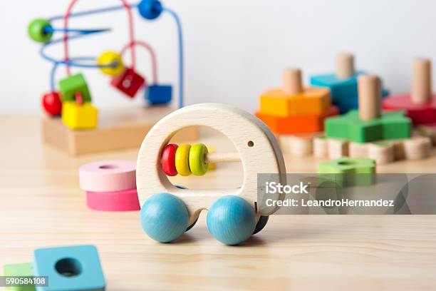 Wood Toys Stock Photo - Download Image Now - Toy, Abacus, Childhood