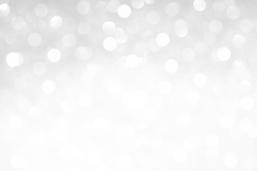 Abstract White Glitter Background