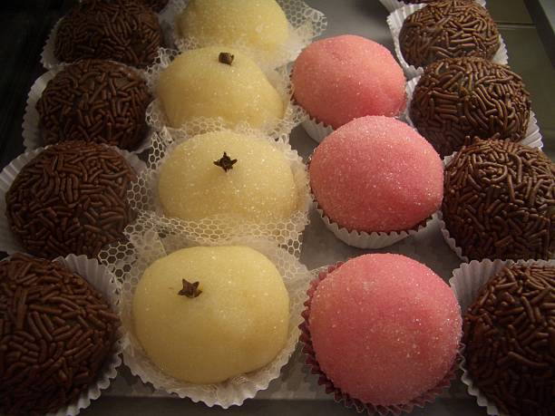 istock Typical Brazilian candy brigadeiro from Sao Paulo, Brazil 590585706