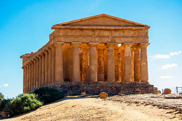 istock Temple of Concordia,  Agrigento, Sicily 590586456