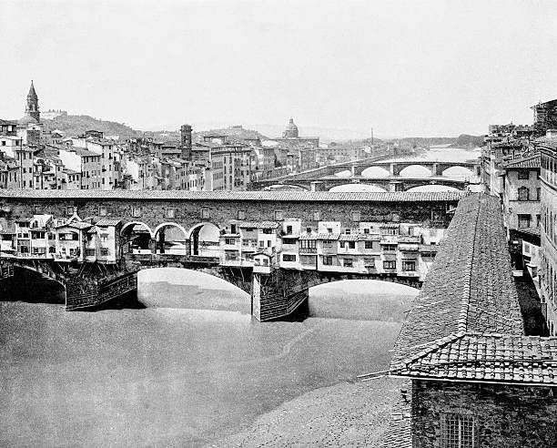 istock Ponte Vecchio Florence, Italy in 1880s 590591760