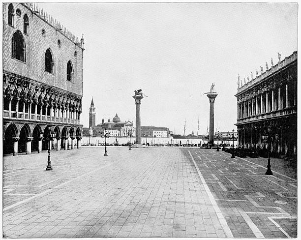 istock Piazza San Marco Venice, Italy in 1880s 590591770