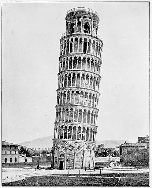 Souvenir from Pisa. Leaning Pisa Tower (Italy).