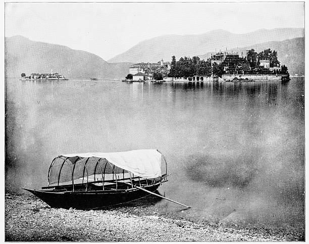 istock Lake Maggiore, Isola Bella, Italy in 1880s 590592028