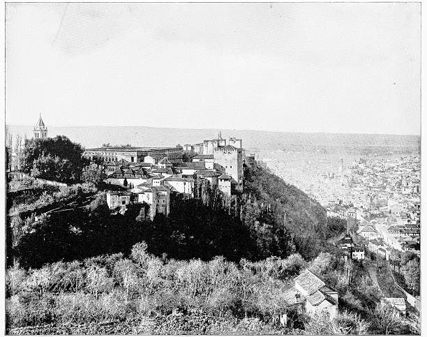 istock Alhambra, Granada, Spain in 1880s 590592068