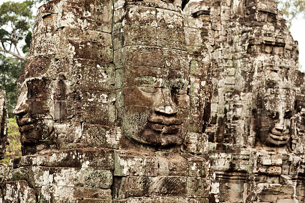istock Faces in Bayon Temple, Angkor Wat, Cambodia 590593226