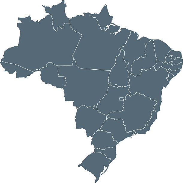 brazil map - santos 幅插畫檔、美工圖案、卡通及圖標