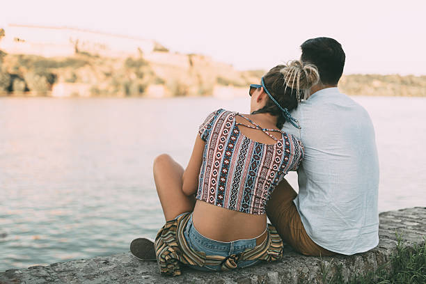 istock Couple enjoying serene moments 590606398