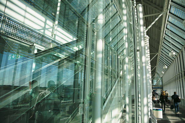 istock Tourists in airport 590609280