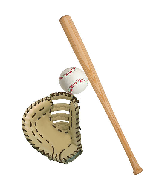 кожаная бейсбольная перчатка - baseball mit стоковые фото и изображения