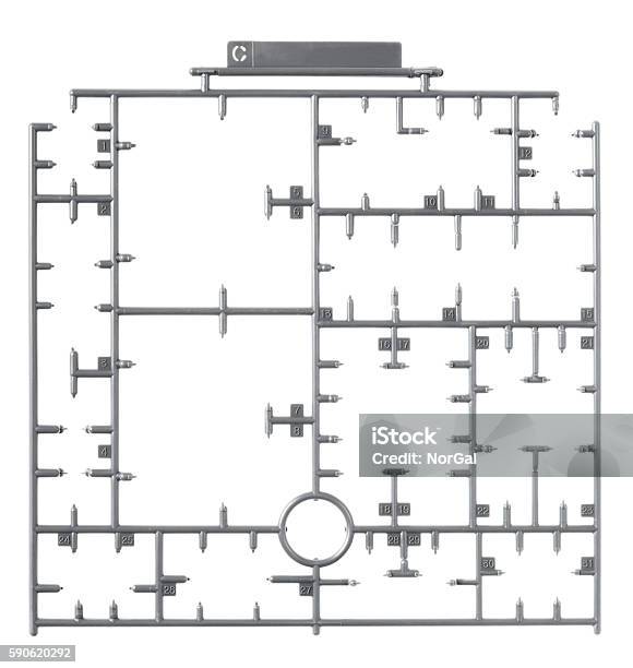 Sprue Stock Photo - Download Image Now - Model Kit, Model - Object, Toy