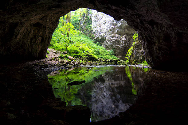 istock Discovering wild caves in Rakov Skocjan, Slovenia 590620880