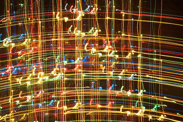 istock Christmas and New Year abstract freeze light pattern 590621200