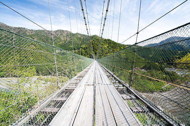 istock Japan's best Tanize suspension bridge,nara,japan 590627446