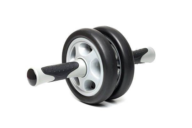 istock Ab roller wheel used for exercising abdominal muscles. 591401550