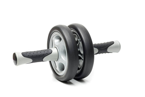 istock Ab roller wheel used for exercising abdominal muscles. 591401654