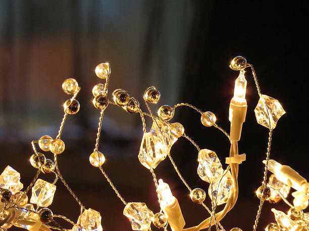 Sparkling lights stock photo