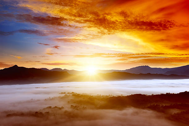 istock Sunrise in the mountains 591403180