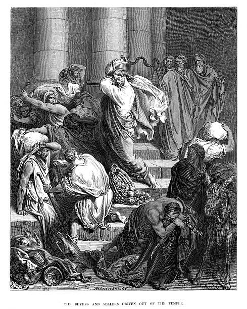 istock Buyers and sellers driven out of the temple 1870 591404596