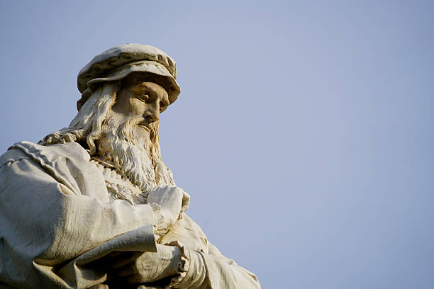 istock head of Leonardo da Vinci 591406650