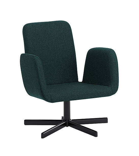 istock leather office chair isolated on white 591415632