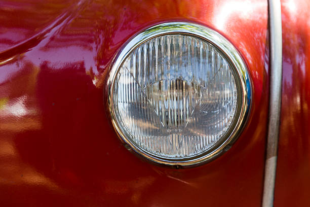 istock Retro car parade headlamp 591415720