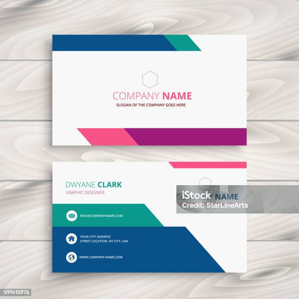 Creative Business Card Stock Illustration - Download Image Now - Abstract, Business, Business Card