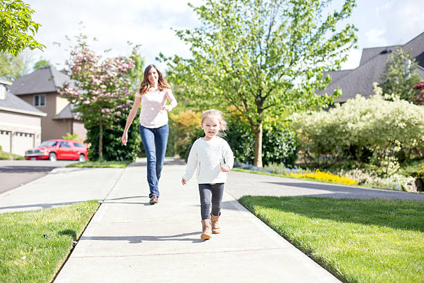 istock Cute young girl leading the way 591416768