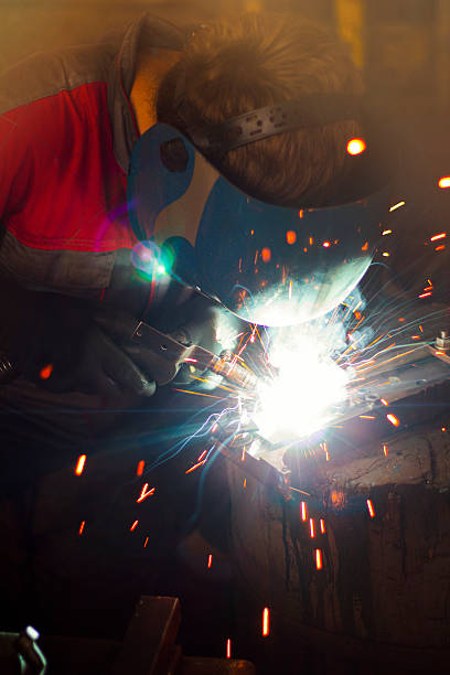 istock Welding two pieces of metal 591416862