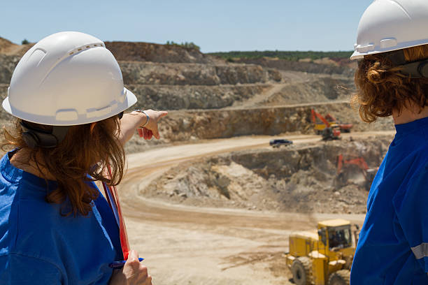 istock women engineers at mine in collobration 591425498