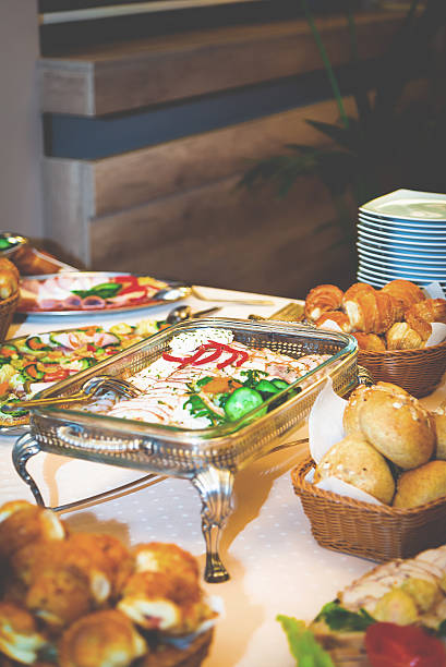 istock Decorated food in a glass bowl 591429484